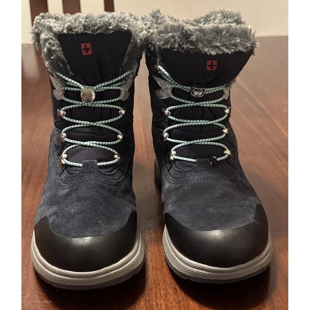 Swisstech Women's Winter Boots Size‎ 7 Black Insulated Thinsulate Waterproof